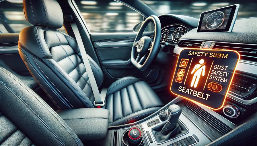  interior de un automóvil moderno